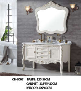 Europe Style New Model Big Size Basin Bathroom Furniture